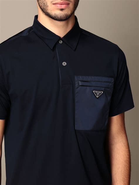 prada polo zwart|Prada Polo Shirts for Men .